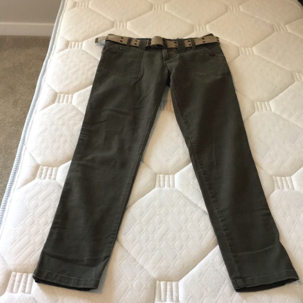 Sanctuary “Peace” Skinny Pants with Belt. Size 27